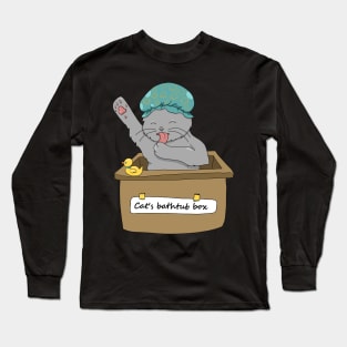 Cat's Bathtub Box Long Sleeve T-Shirt